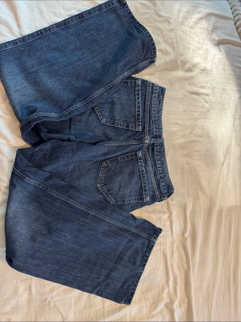 Hollister Dark Blue Straight-Leg Jeans